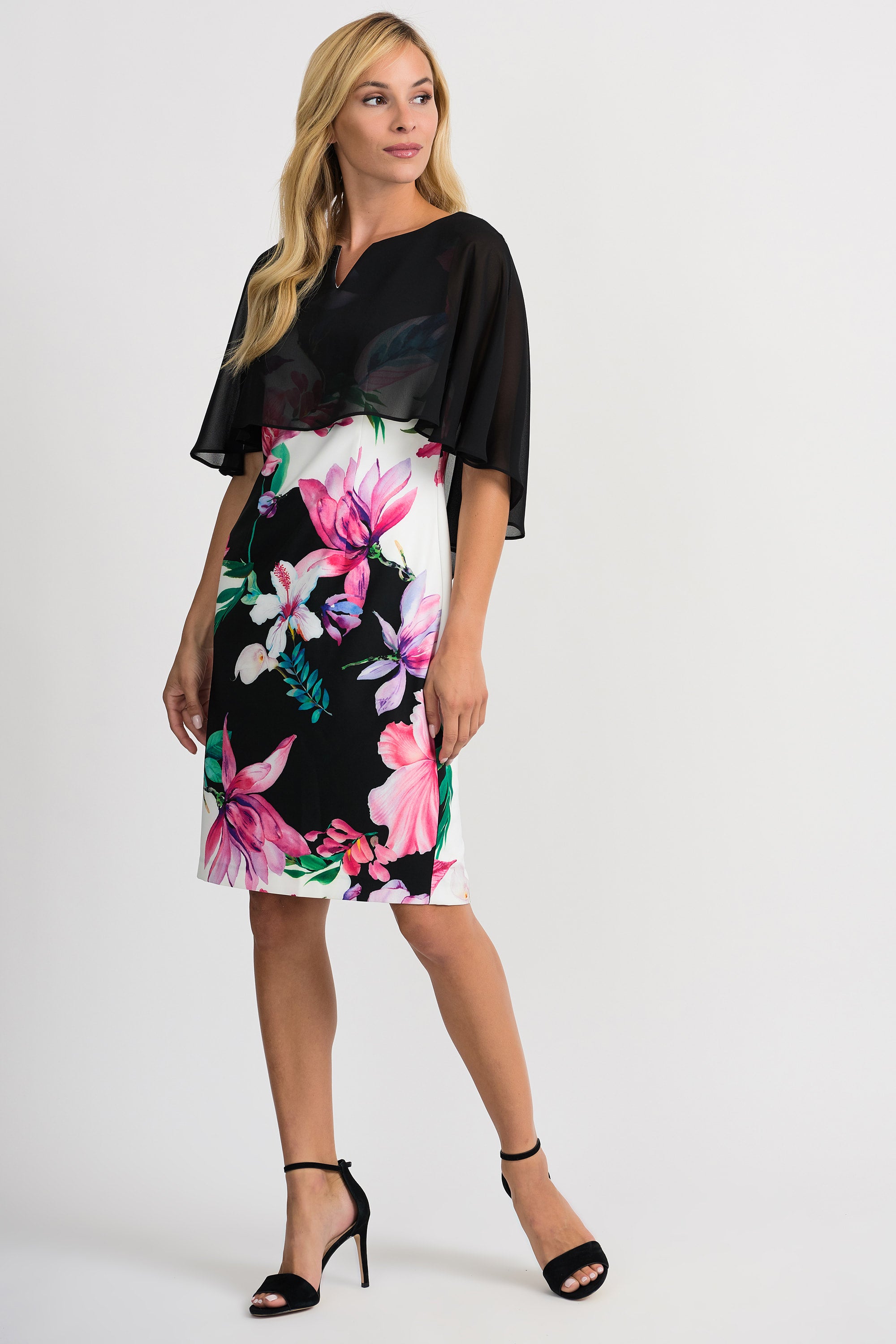 Joseph ribkoff floral clearance dress